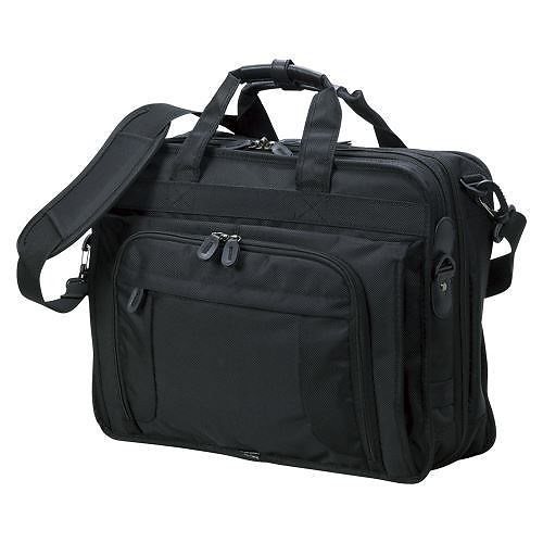 （まとめ買い）多機能ビジネスバッグ CR-BB730-B 00015891 [x3]