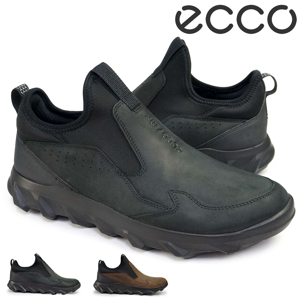 靴 メンズ 820294 スリッポン MX M スニーカー レザー ヌバック ブラック ブラウン