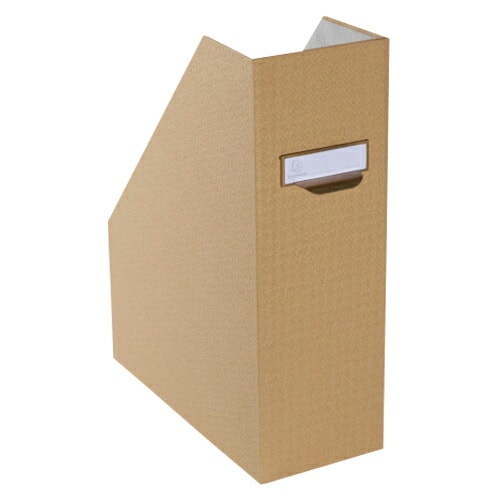 （まとめ買い）エグザコンタ マガジンファイル Office by Me A4判 タテ型 ベージュ 90602E [x3]