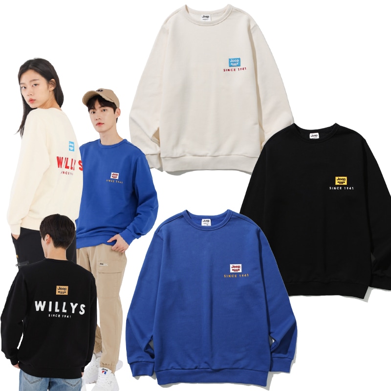 JEE Willis lettering トレーナー 3COLOR