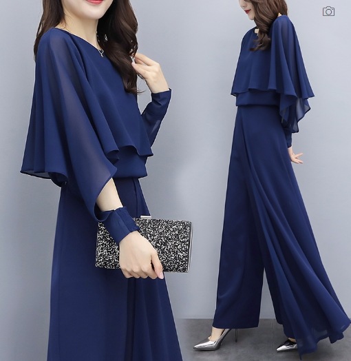 トップス パンツ セットアップ シャツ ブラウス ワイドパンツ ストレートパンツ ガウチョパンツ 袖あり 長袖 Uネック フレア セミフレア シフォン フリル ファスナー 透け感 ポリエステル