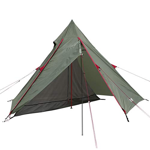 色：ブラック DOD(ディーオーディー) ライダーズワンポールテント 【ツーリング仕様】2ルーム 1 18,173円