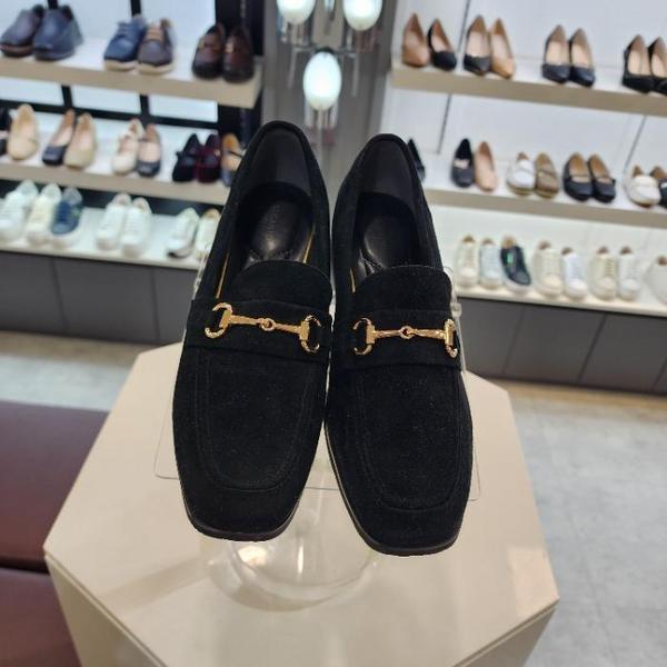 HC10 女性クラシックスエードローファーブラック LCWD16U43919 (41362514)