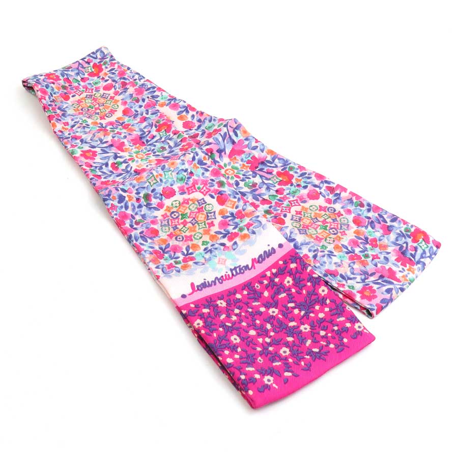 ルイ ヴィトン LOUIS VUITTON スカーフ バンドー シルク マルチカラー レディース h30675m