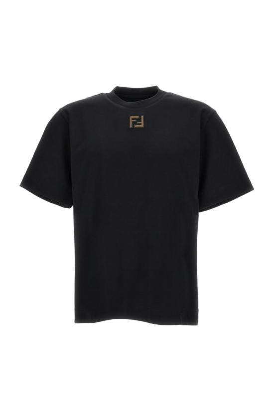 FENDI Men T-Shirts FY0936AW0RF1UL6 Black