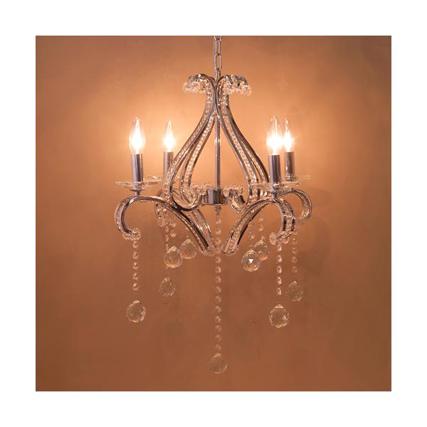 シャンデリア 照明 LED電球対応 4灯 おしゃれ シーリング ライト 天井 スタイリッシュ ゴージャス 豪華 上品 重厚感 アンティーク風