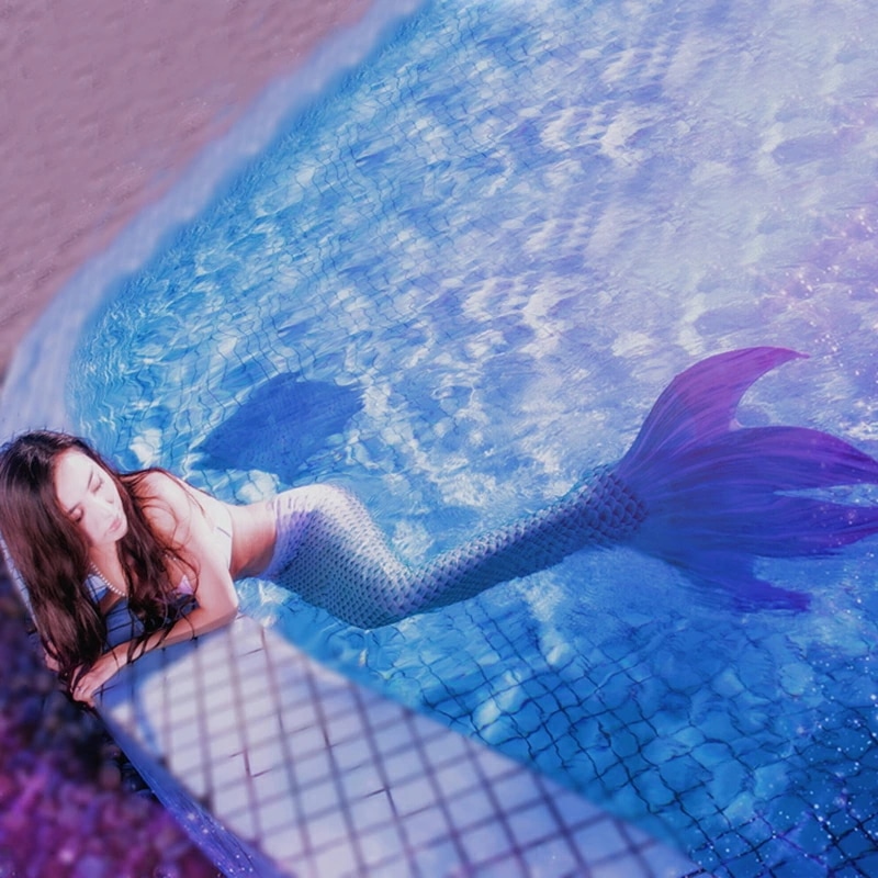 レディース 水着 大人用 人魚 水着 ビキニ 人魚姫 フィン付き コスプレ衣装 コスチューム 人魚姫 人魚装 水着 旅行記念撮影 写真撮影用 セクシー ハロウィン 仮装 S M L
