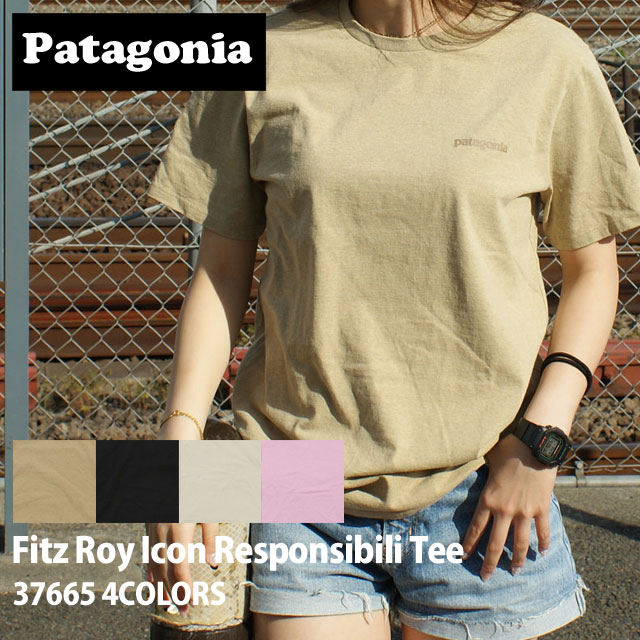 パタゴニア Patagonia Fitz Roy Icon Responsibili Tee 37665 200-009151-056