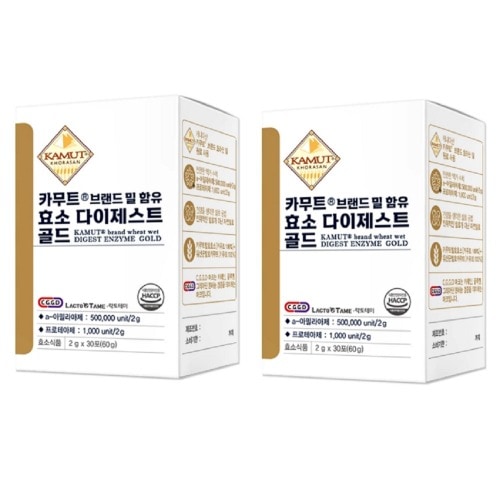 ラクトテミカムートブランド小麦含有酵素ダイジェストゴールド2g×30個×2合計60個の炭水化物タンパク質分解 6,081円