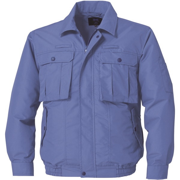 KU92100ライトブルー5L 綿・ポリ混紡フルハーネス仕様