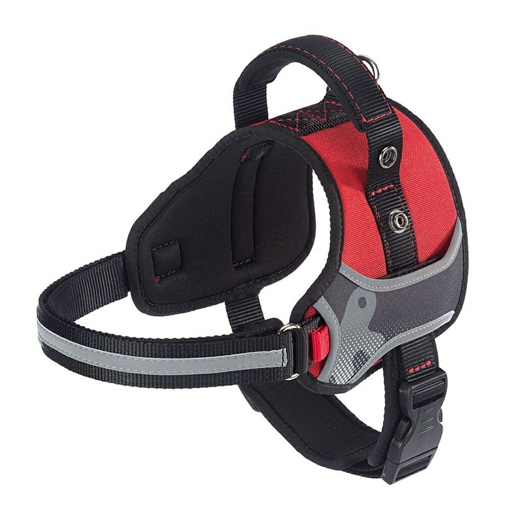 イタリアferplast社製 ヘラクレス HERCULES P M ハーネス レッド さんぽグッズ