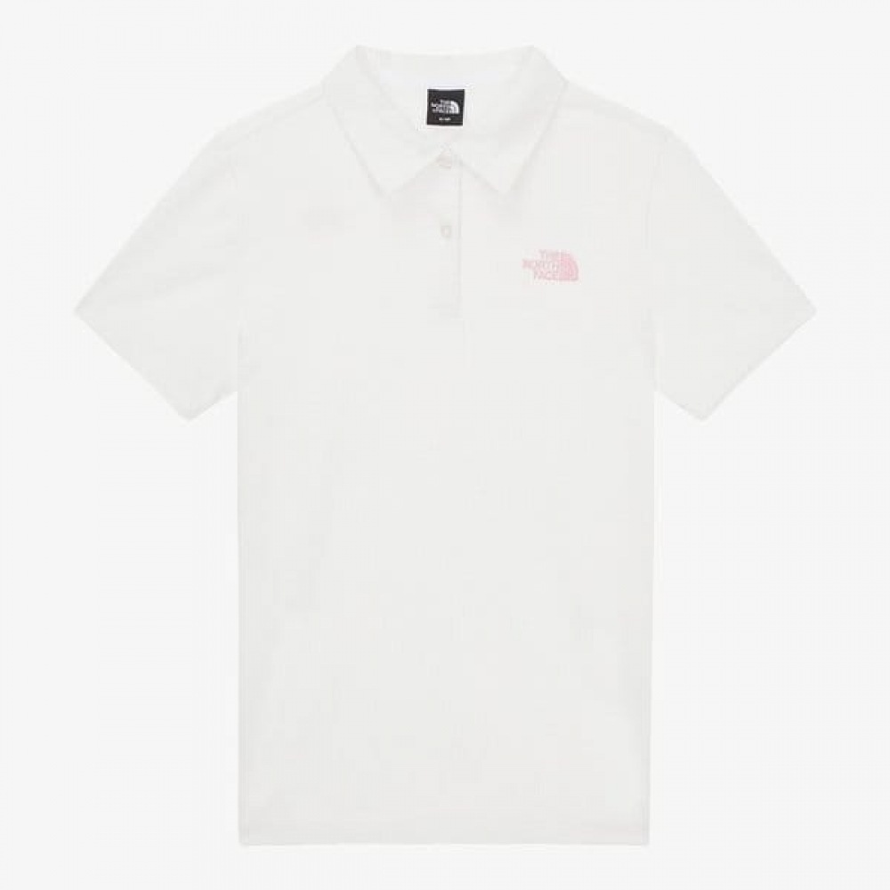 ノースフェイス レディース スウィング 半袖 ポロシャツ オフホワイト NT7PR37B