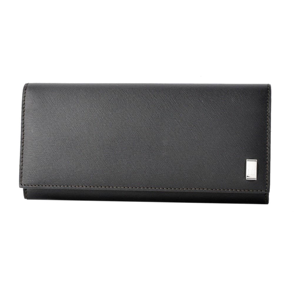 [訳ありアウトレット(付属箱に難あり)] ダンヒル 財布 メンズ DUNHILL 小銭入れ付 二つ折り長財布 SIDECAR（サイドカー） ダークブラウン FP1010E