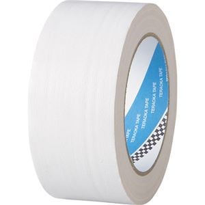 （まとめ） 寺岡製作所 布粘着テープ No.1535 50mm25m 白 No.1535-50シロ 1巻 10セット