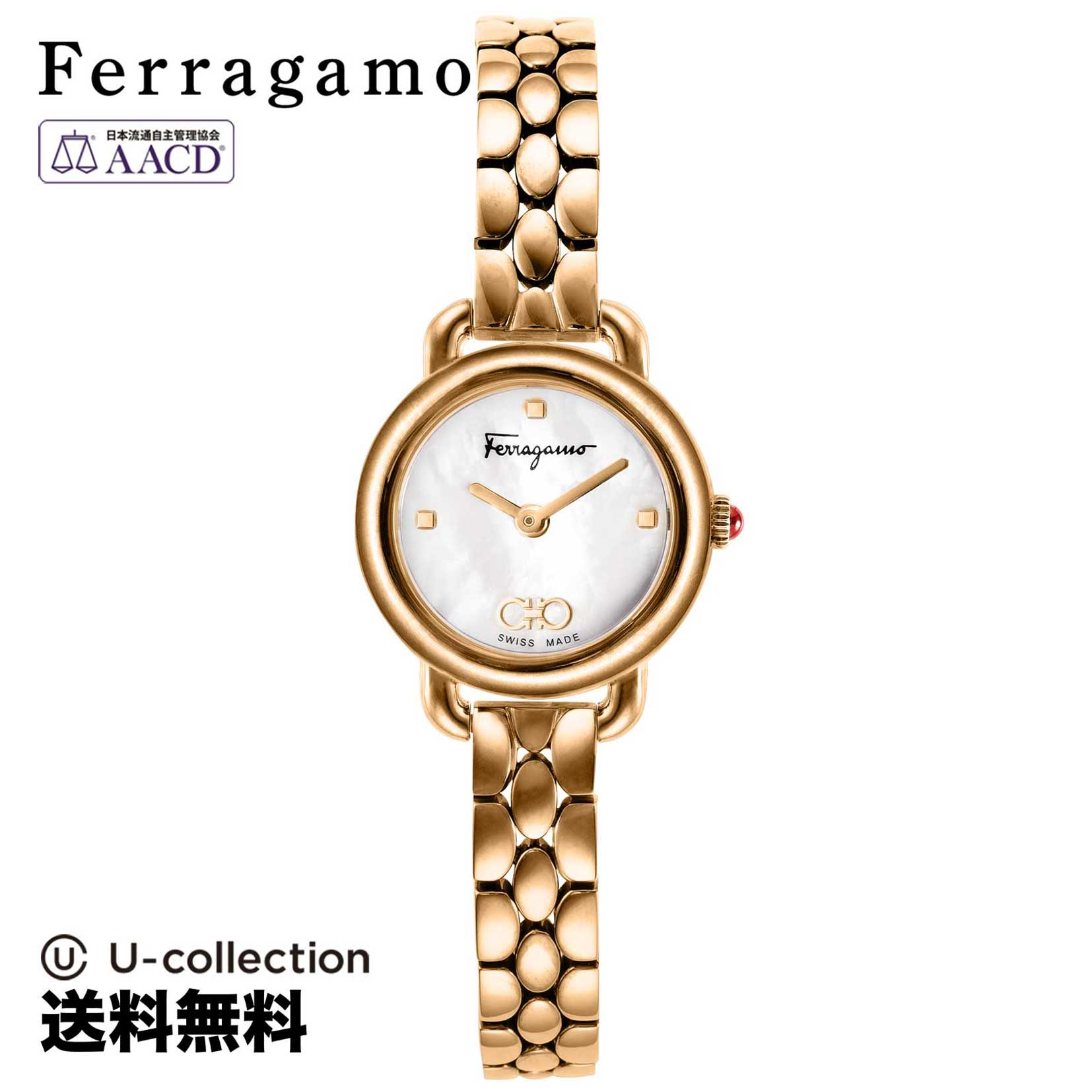 Ferragamo【腕時計】 Ferragamo(フェラガモ) VARINA / ヴァリナ レディース ホワイトパール クォーツ SFHT01622 時計 ブランド