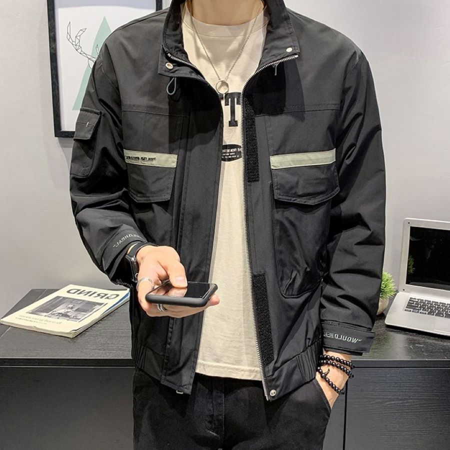 [高品質]ジャケット メンズ アウター 春秋 シャツ 韓国 韓国 高校生 中学生 10代 20代 9857 5,558円