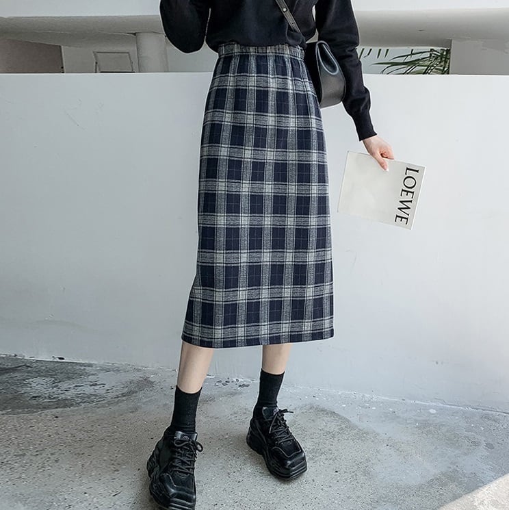 スカート ボトムス ロングスカート 膝下 ミモレ ミモレ丈 Aライン スリット バックスリット かわいい 大人可愛い シンプル カジュアル 大人 おしゃれ お洒落 レトロ 大人可愛い 大人女子 lbo