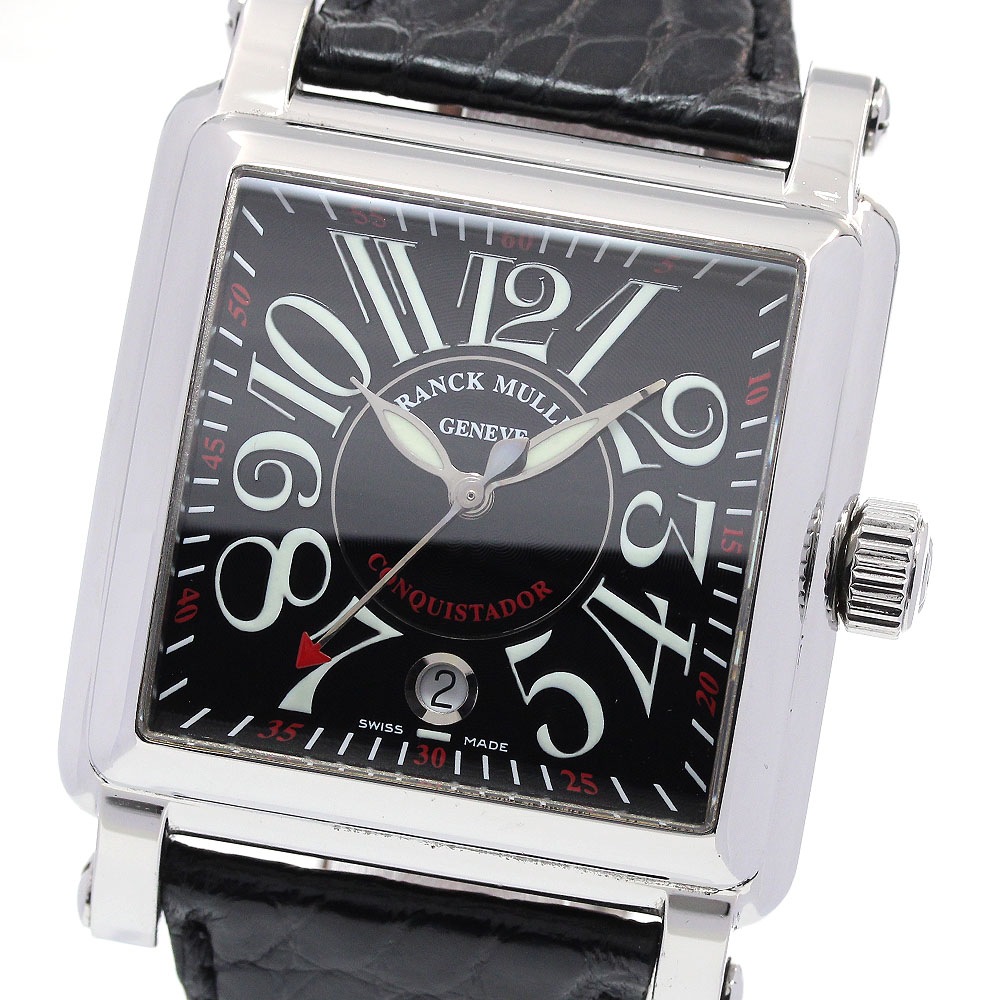フランクミュラー FRANCK MULLER 10000HSC コンキスタドール コルテス デイト 自動巻き メンズ _846015【中古】