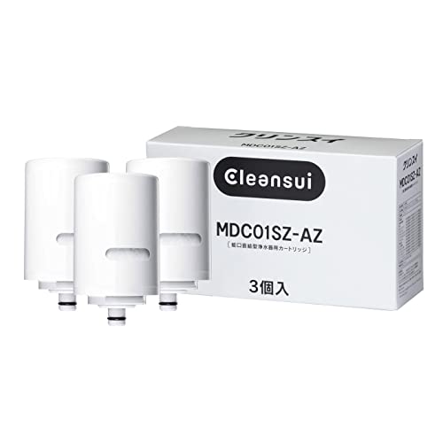 【Amazon.co.jp限定 純正品】 クリンスイ 浄水器 蛇口直結型 MONOシリーズ 交換カートリッジ (MDC01S×3個入り) MDC01SZ-AZ