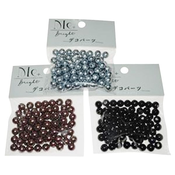 デコパーツ/DE-942 0533/347941 まとめ買い 100個セット 左ブラウン/グレー/右ブラック