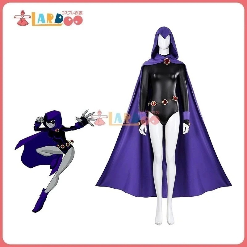 ティーン・タイタンズ New Teen Titans Raven-レイブン コスプレ衣装 コスチューム510