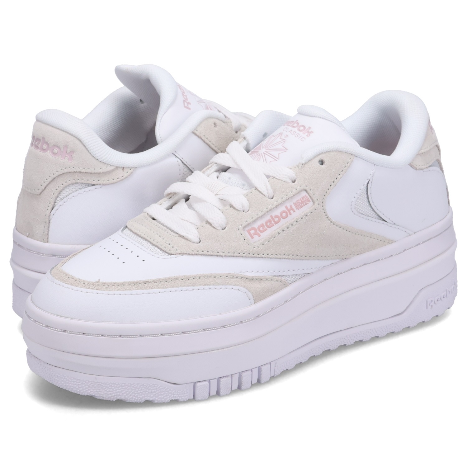 スニーカー クラブシー エクストラ レディース 厚底 CLUB C EXTRA ホワイト 白 100074261