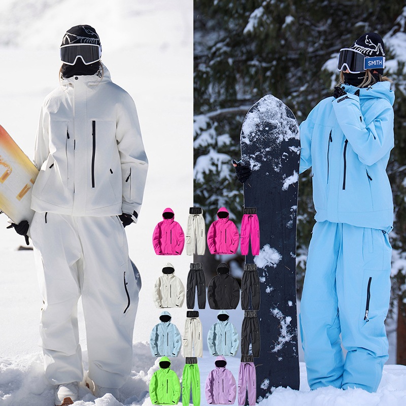 メーカー直販3日内出荷 2025 2026冬新作 16COLOR スノーボードウェア 上下セット メンズ レディース スキーウェア 男女通用