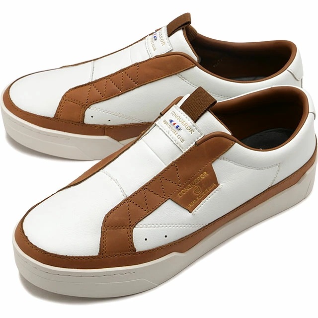 コンカラー シューズ conqueror shoes スニーカー バーゼル [BA-01] BASEL メンズ 靴 カジュアルシューズ 男性用 WHITE