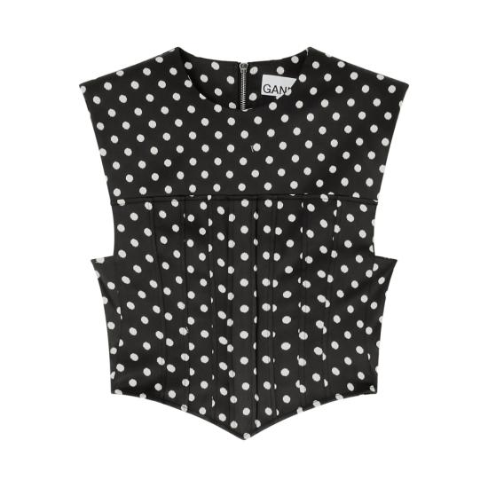 GANNI Women Tops A1040078 099 BLACK