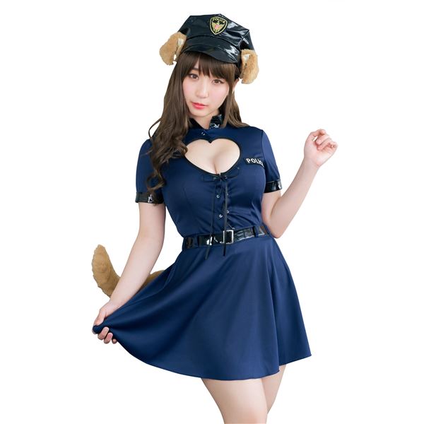 [コスプレ衣装/コスチューム] HW レディアニマル ポリスx犬 [ハロウィン パーティー 宴会]