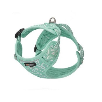 ルークラン ドッグネス ハーネス エレガント M ターコイズ ペット用品