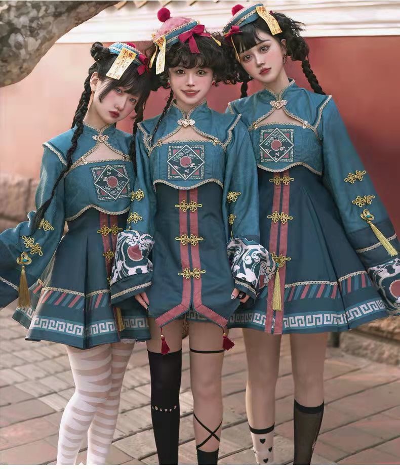 【ふるさと割】 子供 キョンシー服 ロリータ コスプレ ハロウィン 2022大人気 子ども用 変 ハロウィーン コスチューム 仮装 コスプレ 人気 その他 和服・コスチューム