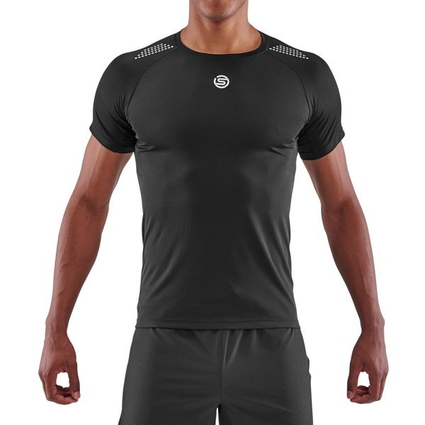 メンズ コンプレッションウエア SERIES-3 ショートスリーブトップ ブラック L 18121345 019
