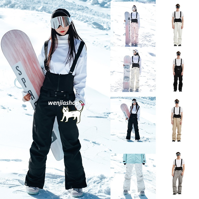 （1～3日で出荷）スノーボードウェア つなぎ メンズ レディース ビブパンツ スノボウェア ワンピース オールインワン スノーウェア スキーウェア スノボーウェア スキー 韓国風 防風防水防雪防寒 耐