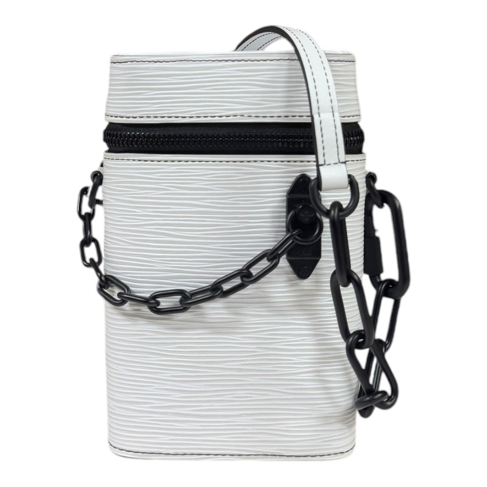 ルイヴィトン フォンボックス エピ ショルダーバッグ エピレザー M68791 ホワイト LOUIS VUITTON 中古