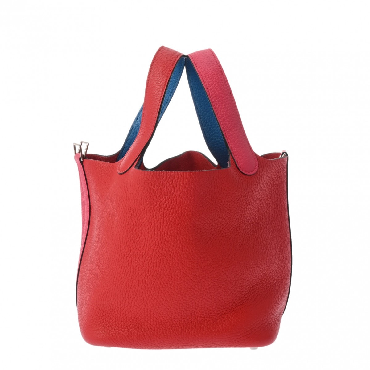 ピコタンロックPM カザック ルージュクー/ローズエクストリーム/ブルーザンジバル Y刻印(2020年頃) レディース トリヨンクレマンス ハンドバッグ Aランク 中古 銀蔵