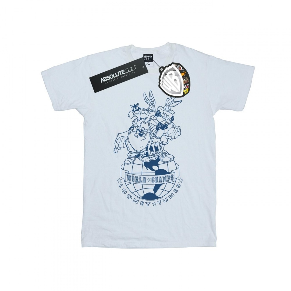 (英国より直送) ルーニーテューンズメンズワールドチャンピオンズTシャツ