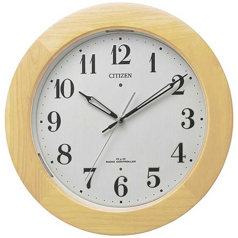 RHYTHM リズム　電波掛け時計　4MYA35-007