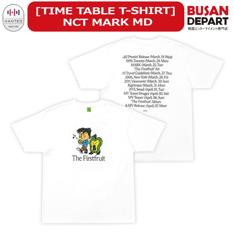 [即日-K] [TIME TABLE T-SHIRT] NCT MARK MD 公式グッズ マーク