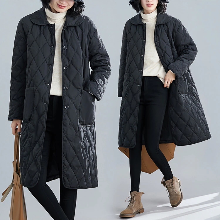 新品 大人気 レディース 中綿コート ロングコート 冬服 綿入れ 防寒着 暖かい 薄手 軽量 カジュアル オシャレ アウター ゆったり きれいめ 大きいサイズ ファー 長袖 通勤