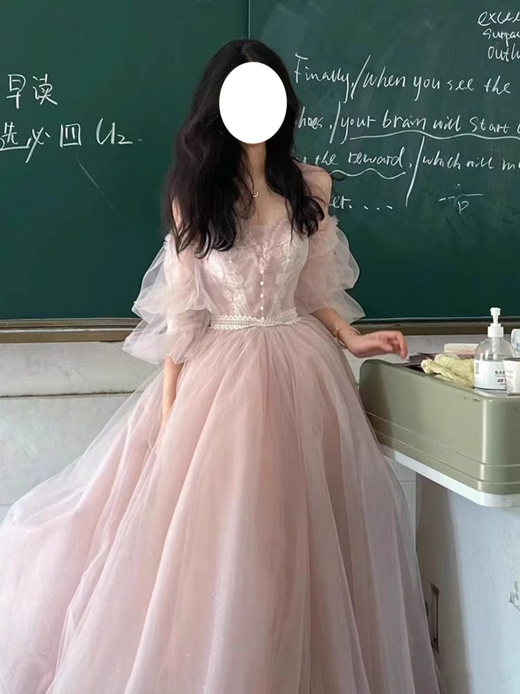女性用宴会ドレス 2024年 妖精気質 プレゼンター 誕生日 成人式 普段着可能