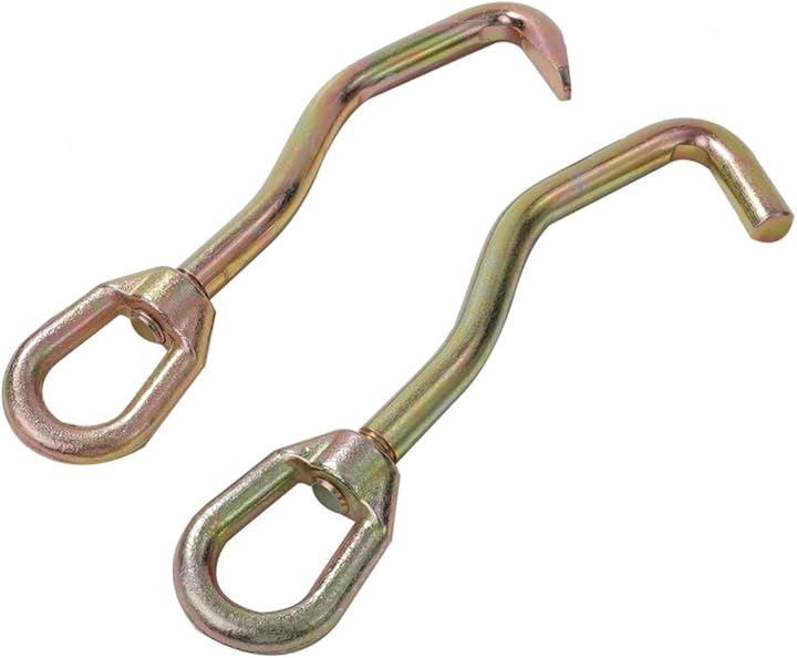 L型 L字 フック 先端形状 平型 丸型 2個セット 鈑金 修理 フレーム 修正 ボディー プーラー 自動車 修復 引き出し 工具 2t 汎用 社外品