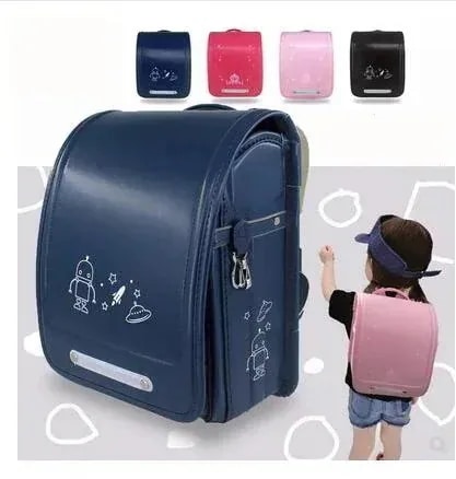 レインカバー付き刺繍 収納 軽くて丈夫 入学お祝いギフト 男の子 女の子 小学生 通学 ランドセル