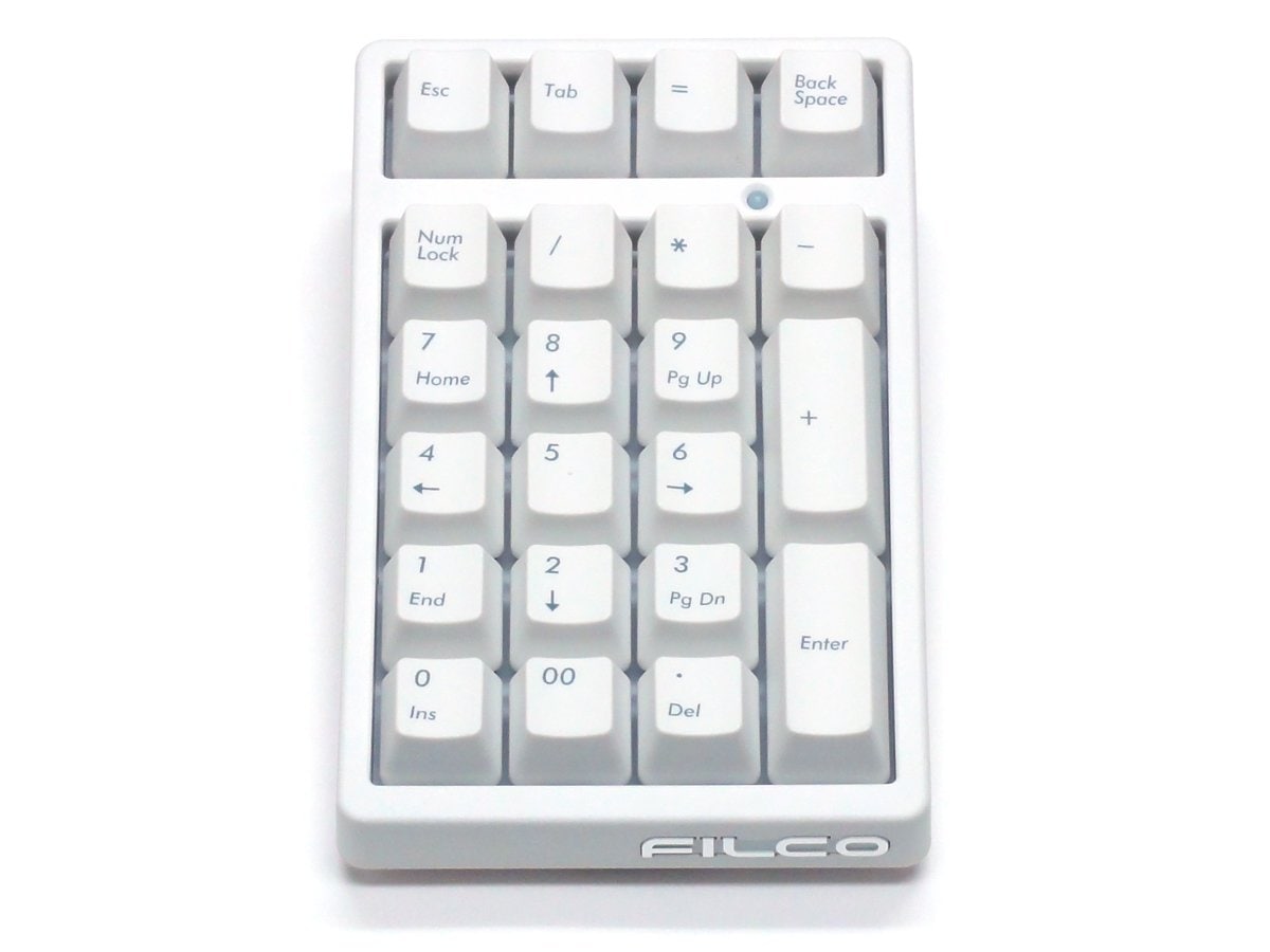 茶軸 USBメカニカルテンキーパッド リングキープラー付 マットホワイト FTKP22M/MW2-KP03 32124