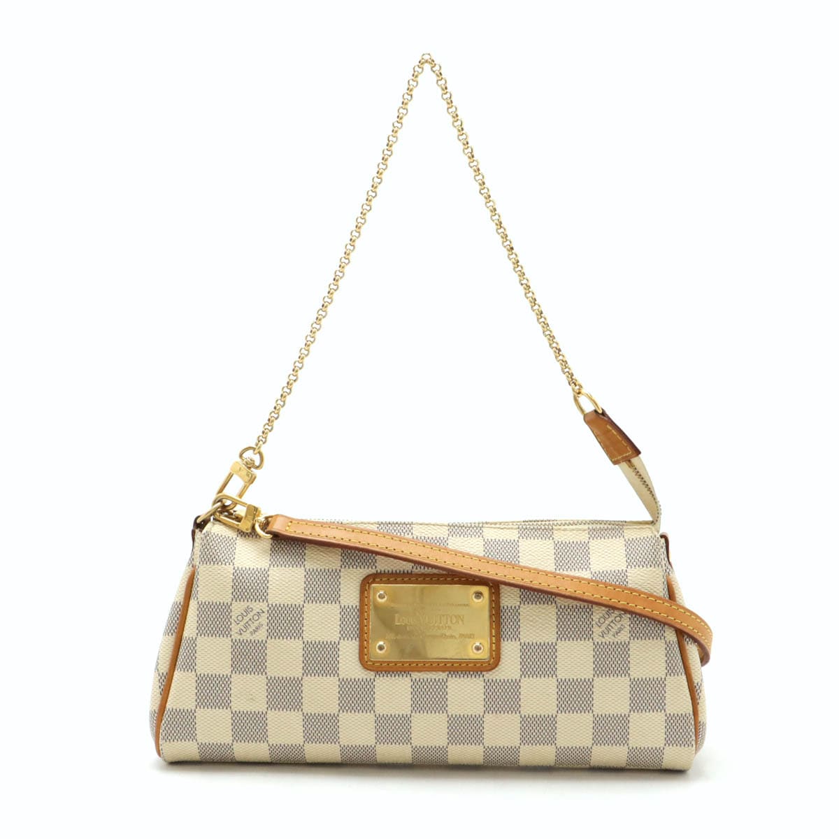 ダミエアズール エヴァ アクセサリーポーチ チェーンバッグ 2WAY ショルダーバッグ 斜め掛け N5521