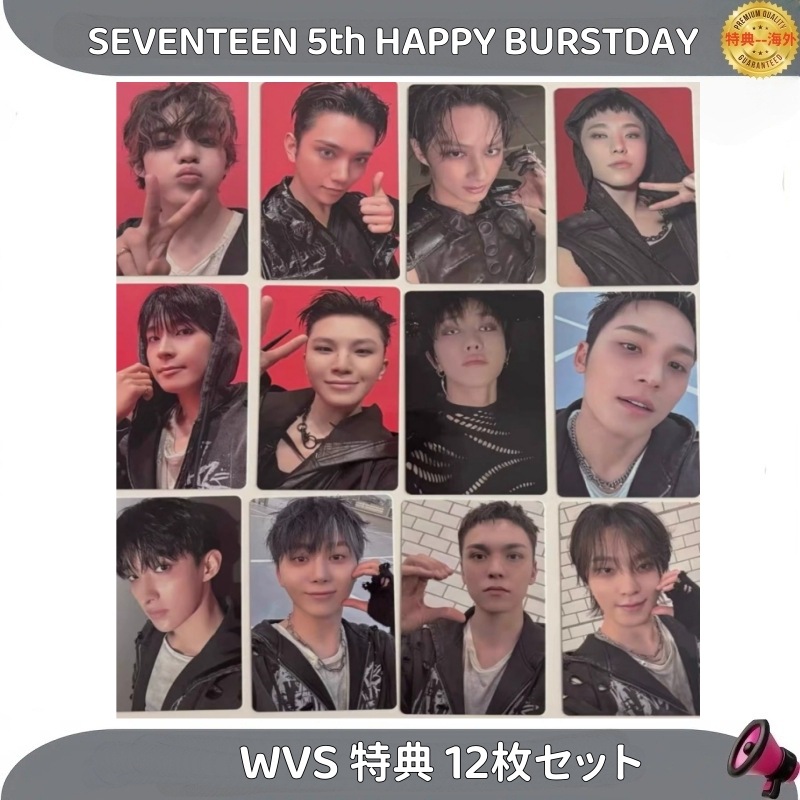 SEVENTEEN 5th HAPPY BURSTDAY WVS特典　12枚セット