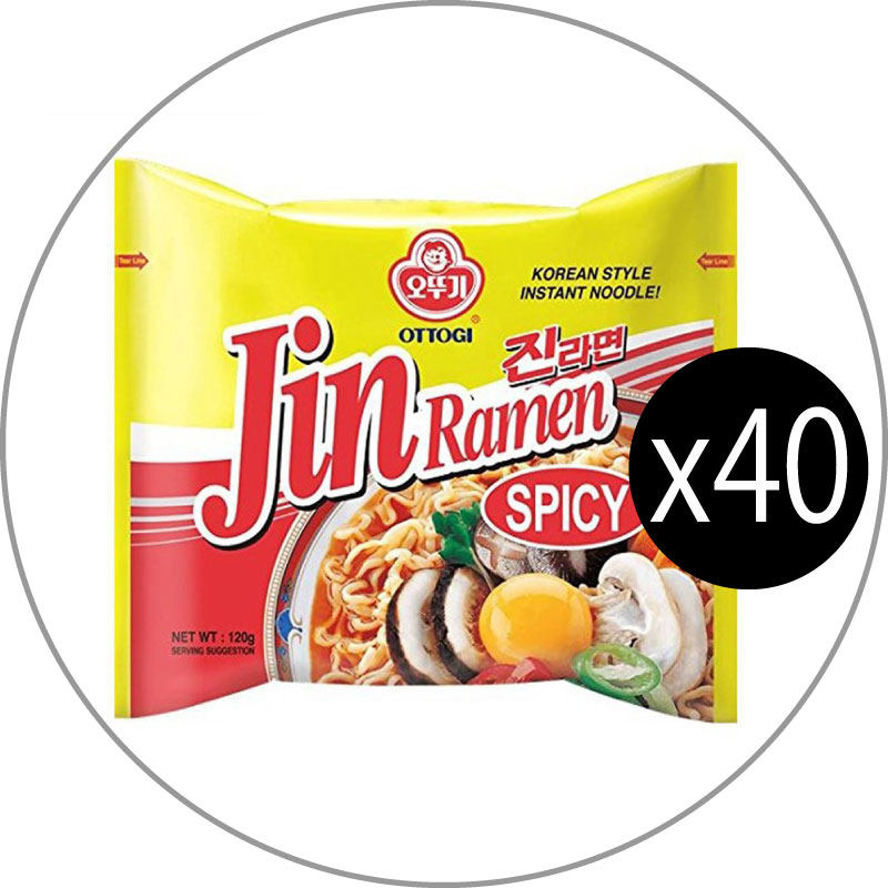 OTTOGI オトギ ジンラーメン辛口(120g) 40個