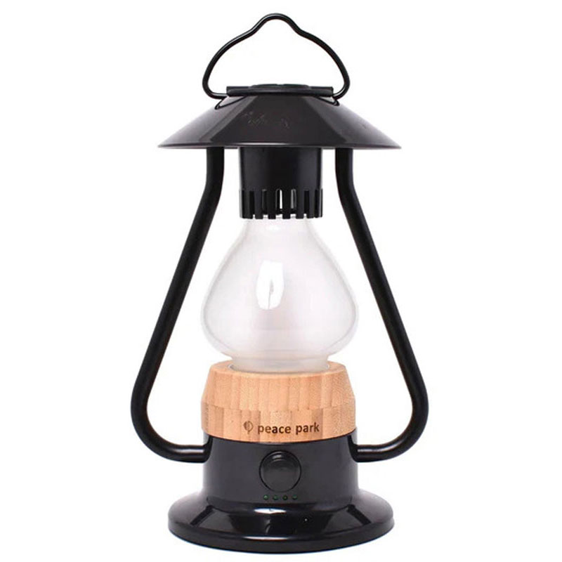 【ロット販売：入り数4】 peace park(ピースパーク) 5ELEMENTS LANTERN アウトドア ライト・ランタン (pp0311bk)