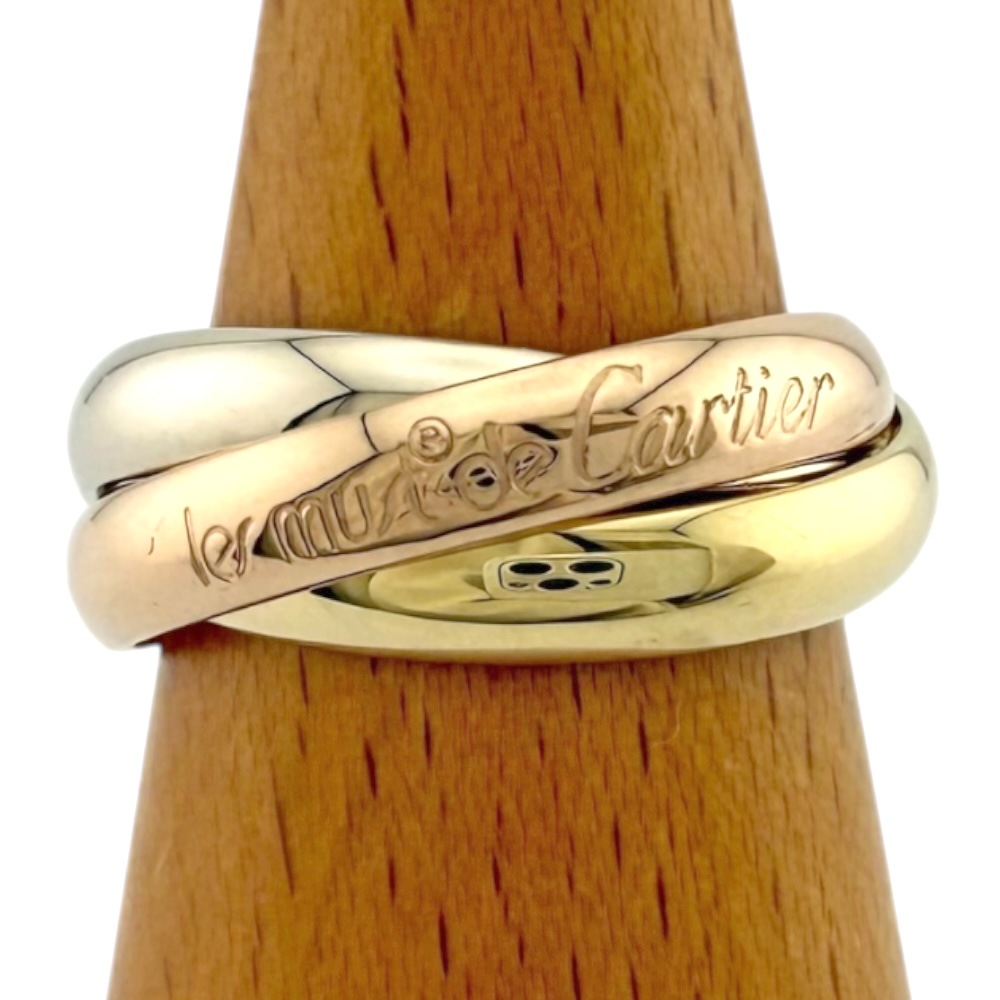 カルティエ トリニティ リング 指輪 11.5号 18金 K18イエローゴールド CARTIER 中古 美品