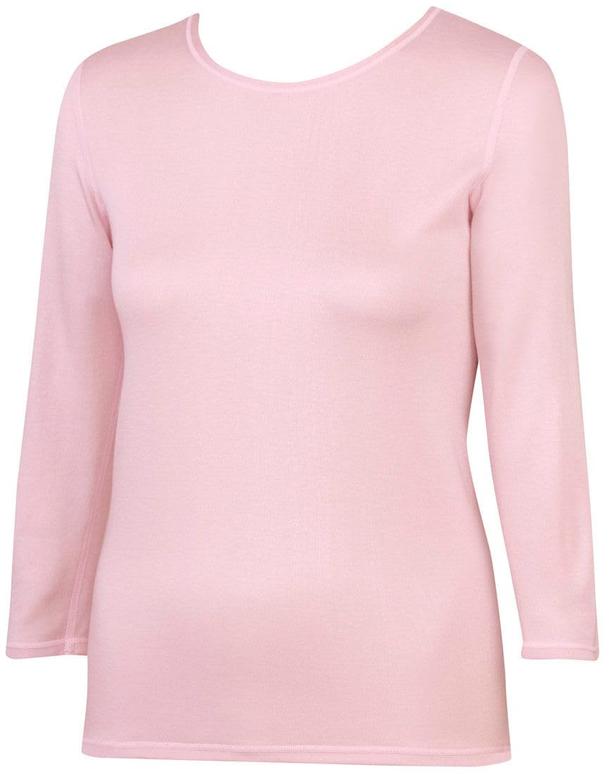 RakurakuPartner(らくラクパートナー)あったかインナー [ワコール] 肌着 8分袖 長袖 薄い 家庭用タンブル乾燥機対応 シニア DHL233 RP LL